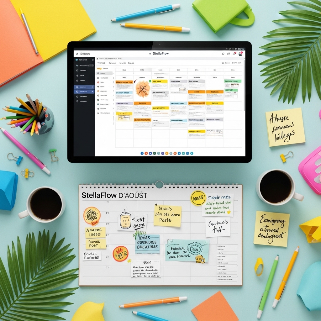 Boostez Votre Productivité d'Août avec StellaFlow : Guide Complet de Planification 1