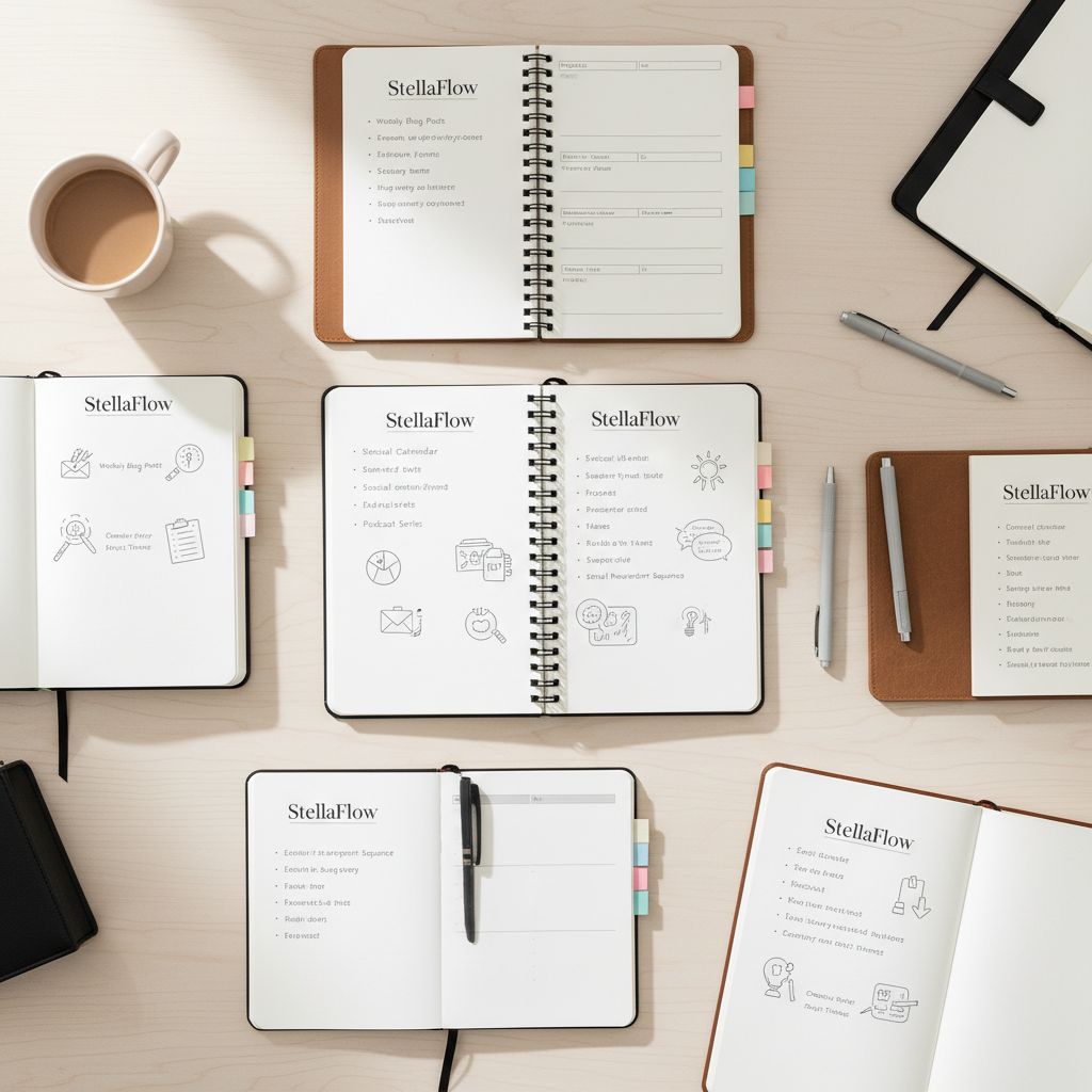 Optimisez Votre Stratégie de Contenu avec les Modèles Pré-établis de StellaFlow 1