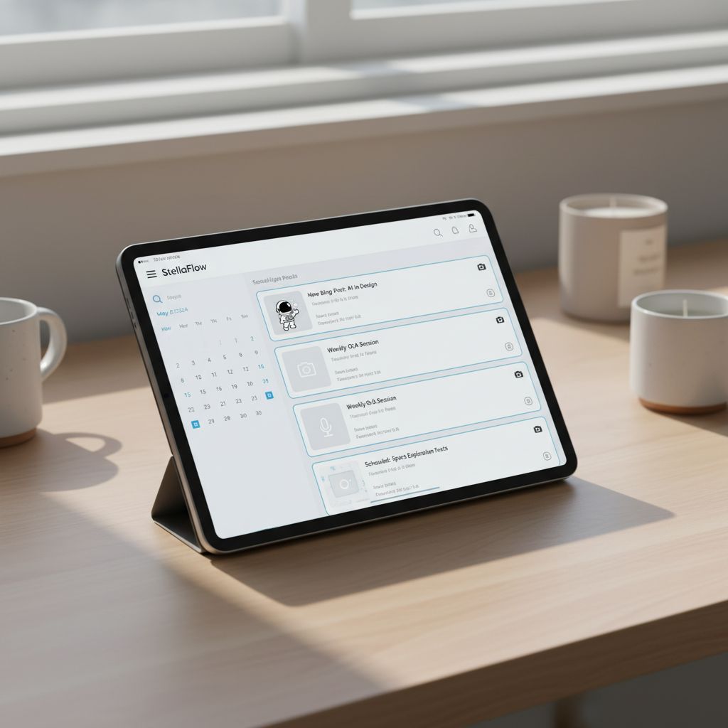 Simplifiez la planification de vos réseaux sociaux avec StellaFlow: l'outil ultime pour PME et TPE 1