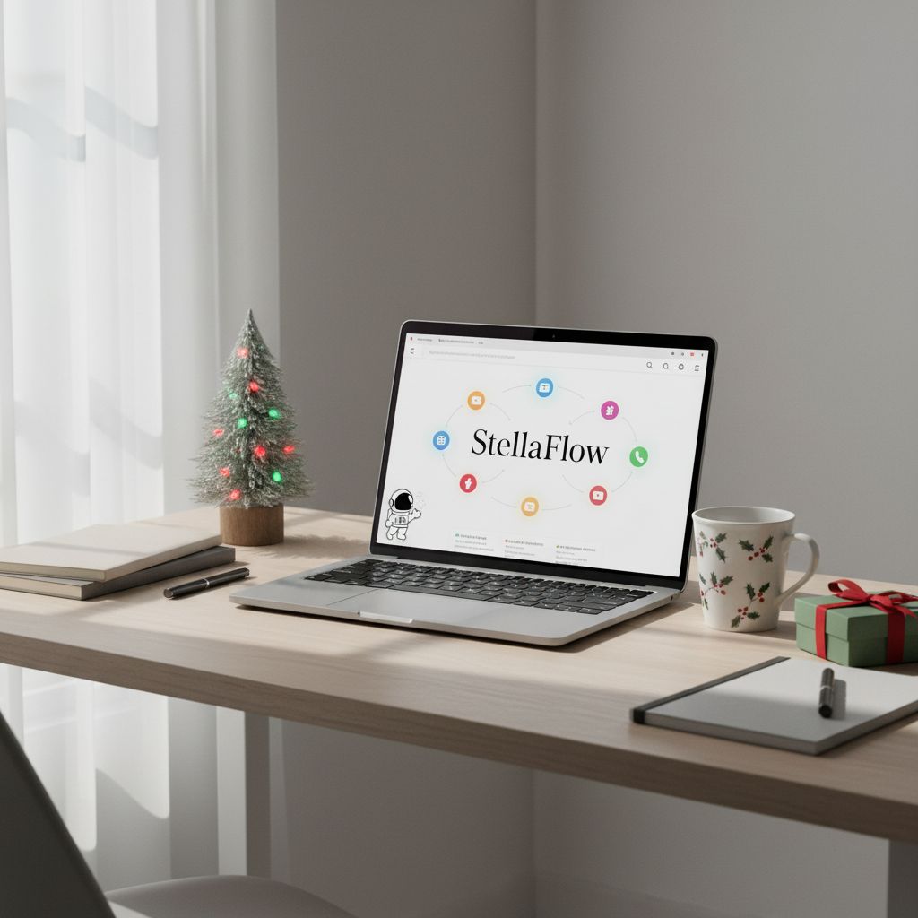 Optimisez Votre Gestion des Réseaux Sociaux pendant les Fêtes avec StellaFlow 1