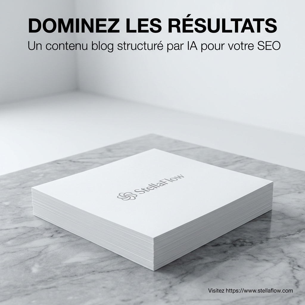 Maximisez votre visibilité : Comment StellaFlow booste votre SEO grâce au blog intelligent 1