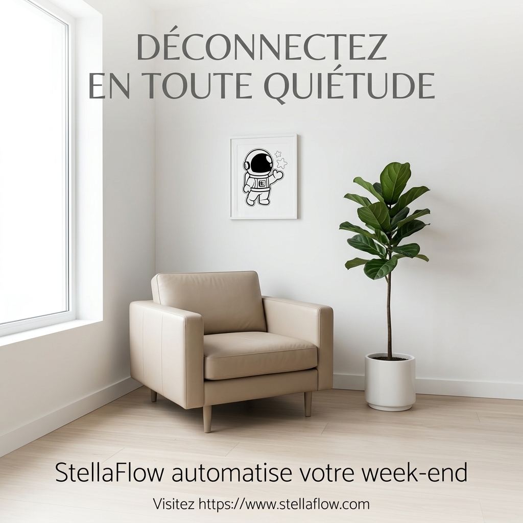 Optimisez votre présence sociale : La stratégie du repos dominical avec StellaFlow 1