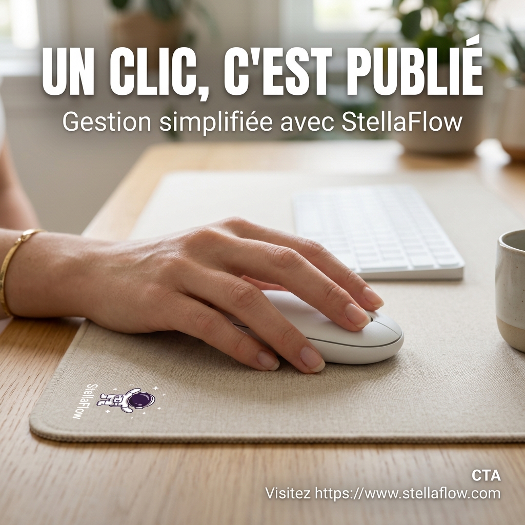 De l'idée à la publication en un clic : Révolutionnez votre présence digitale avec StellaFlow 1
