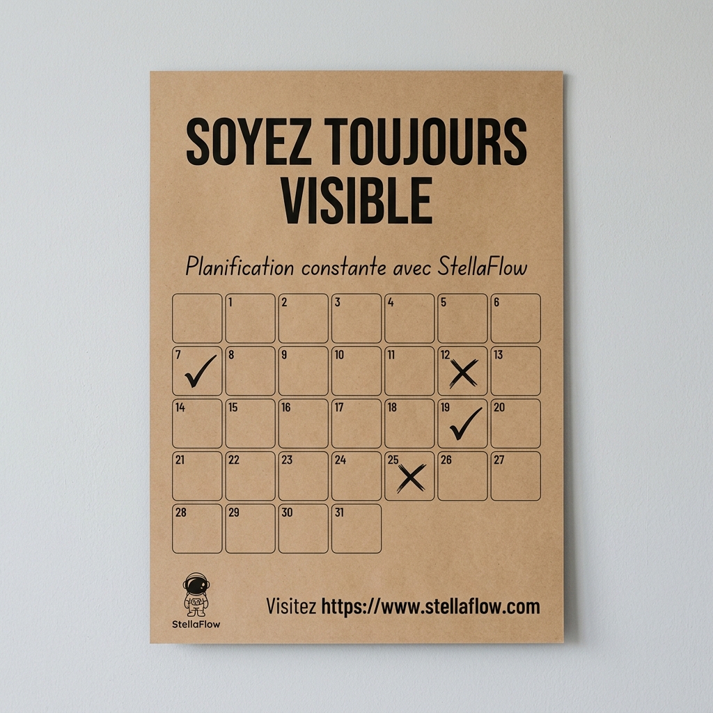 Ne laissez plus vos réseaux sociaux à l'abandon : L'art de la visibilité constante avec StellaFlow 1
