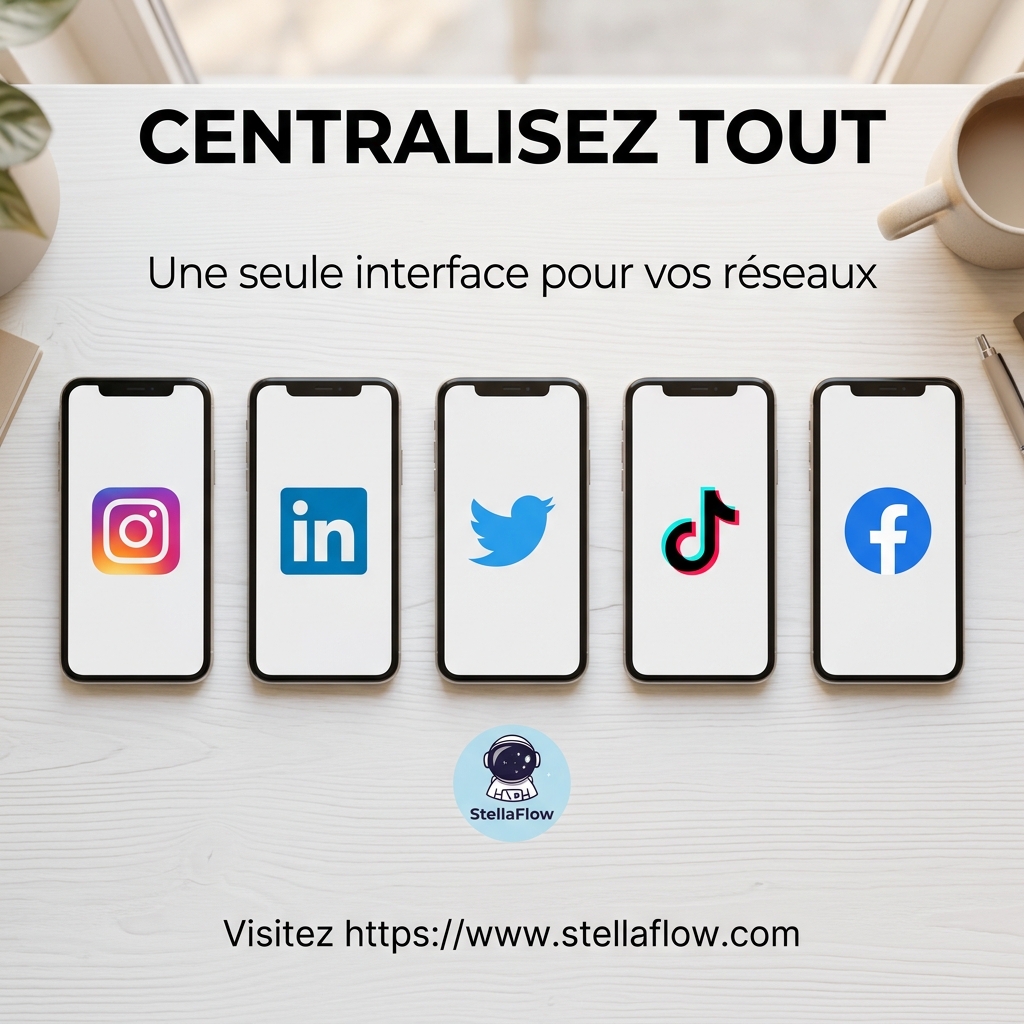 Optimisez votre productivité : centralisez la gestion de vos réseaux sociaux avec StellaFlow 1
