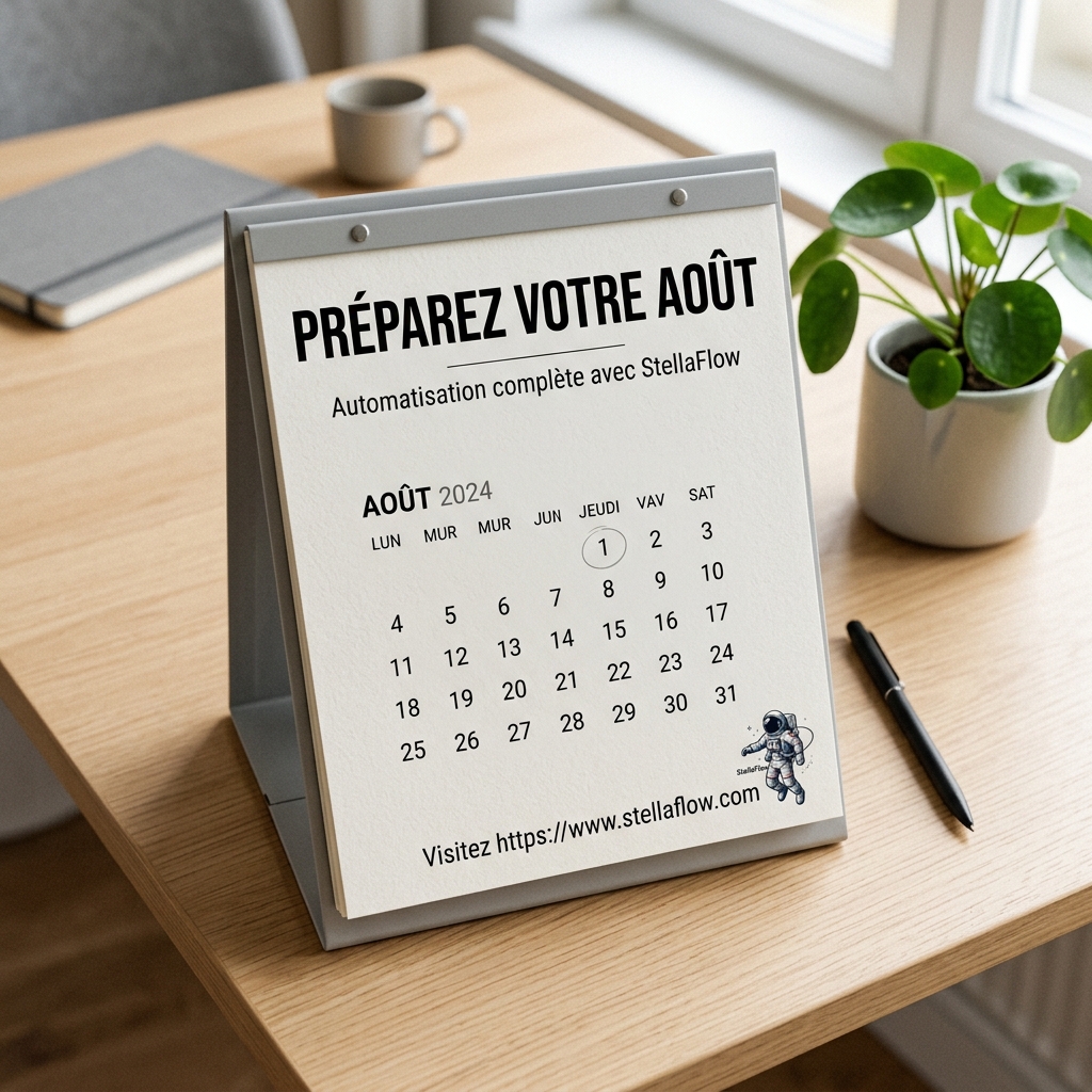 Optimisez votre stratégie réseaux sociaux pour le mois d'août avec StellaFlow 1